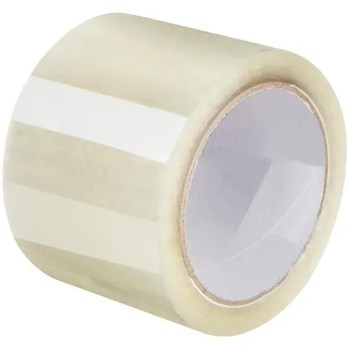 Лента упаковочная Kroll / Кролл клейкая, из полипропилена, прозрачная, 45мкм, ширина 75мм, длина 57м / канцелярские товары