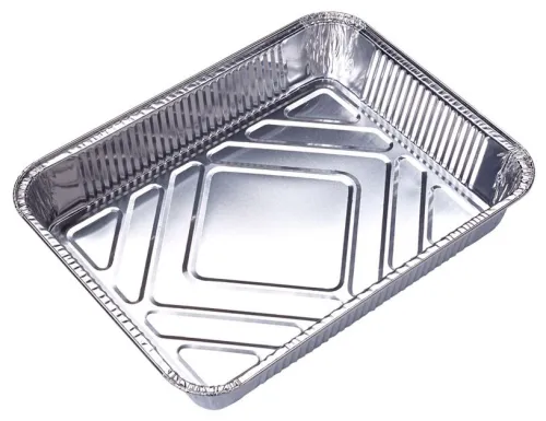 Форма для выпечки и запекания Mallony / Маллони LAMINA одноразовая, прямоугольная, из алюминиевой фольги, 22.5х17.7х4.5см / посуда для приготовления