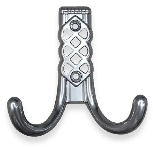 Крючок-вешалка СКОБЯНОЙ 30, настенный, хром, 1 шт.