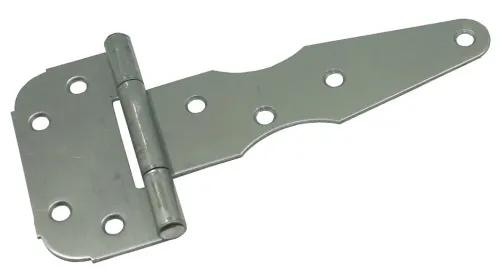 Петля мебельная MIXTON / Микстон ПС-130 стрела, без врезки, стальная, цвет цинк, 130х90мм / фурнитура