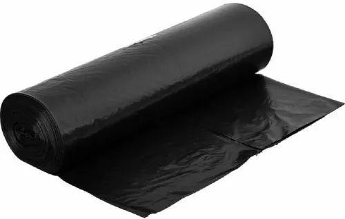 Мешки для мусора промышленные, особо прочные, из ПВД, черные, 200л, в рулоне 10шт. / хозяйственные товары
