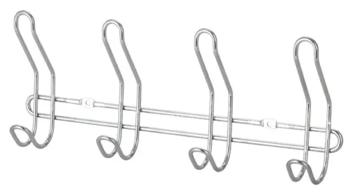 Вешалка настенная Рыжий кот, 4 крючка, металл, 315x130x50мм