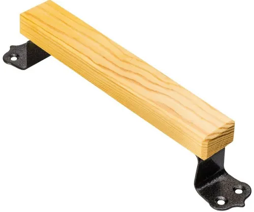 Ручка мебельная Скобяной скоба РС-80 плоская, из дерева, длина 80мм, 1шт. в упаковке / фурнитура для мебели