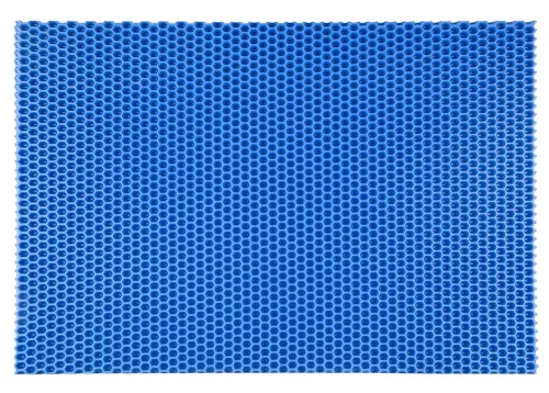 Коврик придверный Sunstep / Санстеп Crocmat для помещений, из ЭВА, синий, 80×120см / товары для дома