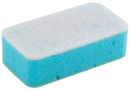 Губка Рыжий кот 2в1 для кафеля и плит, 140х70х40мм