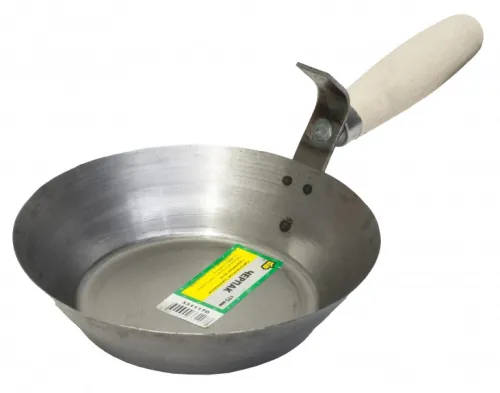 Ковш штукатурный 888 для клеевого раствора, из стали, диаметр 175мм / инструменты