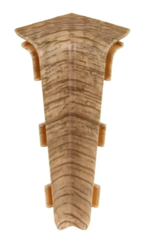 Внутренний угол для плинтуса Salag / Салаг Lima напольный, из ПВХ, цвет лора, размер 72×30мм / отделочные материалы