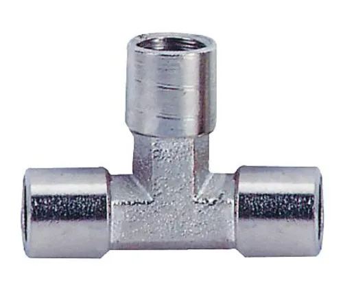 Переходник Fubag Т-образный из стали, внутренняя резьба, 1/4"