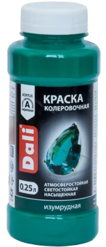 Колер Dali атмосферостойкий, изумрудный, 0.25л