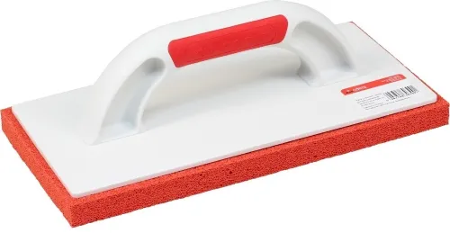 Терка строительная CORTE 0397C, резина, белая, 280х180мм