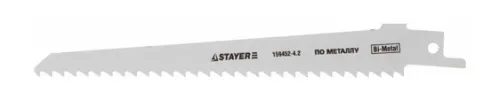 Полотно для сабельной пилы Stayer / Стаер по дереву и металлу, биметаллическое, 130мм, 1шт. / оснастка