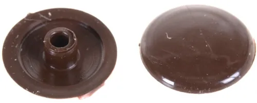 Заглушка декоративная Element, пластиковая, цвет дуб, 7мм, 50шт.