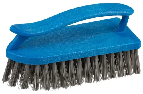 Щетка Рыжий Кот Утюг большой 109220, полипропилен, синяя