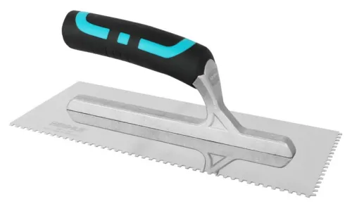 Шпатель зубчатый BIHUI PTSB04, нерж. сталь, 280мм, черный