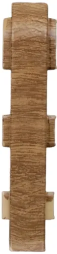 Соединитель для плинтуса Salag Lima SG7, ПВХ, дуб польский, 72х15мм