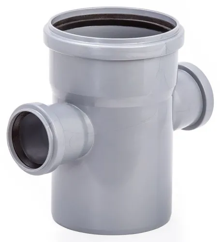 Крестовина Lammin раструбная, полипропилен, 110х50х50мм, 87.5°