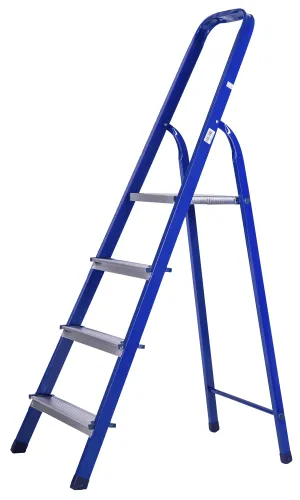 Стремянка STAIRS / Стеирс односторонняя, стальная, 4 ступени, 151см / строительство и ремонт