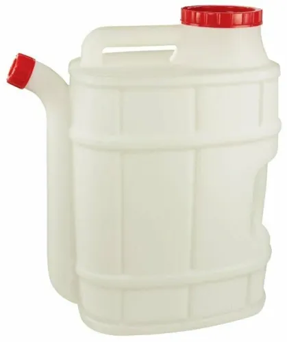 Канистра для воды Альтернатива Бочонок со сливом, пластиковая, белая, 20л / хозяйственные товары