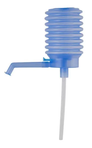 Помпа для воды Energy / Энерджи EN-006 механическая, с краном, из пластика, голубая / товары для дома