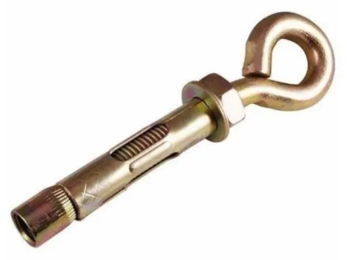 Анкерный болт MIXTON / Микстон с кольцом для бетона и кирпича, из оцинкованной стали, М6, диаметр установки 8мм, длина 45мм / крепеж