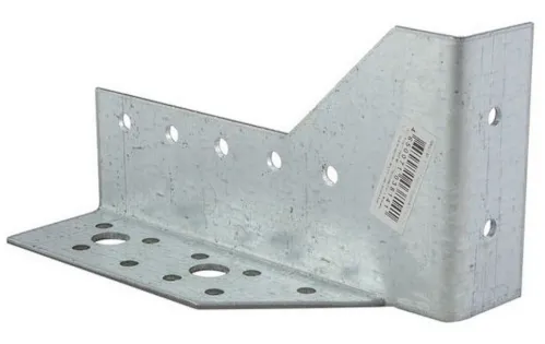 Крепление балки Rock Solid Connection / Рок Солид Конекшн левое, из оцинкованной стали, размером 105х75х25х2мм / крепеж