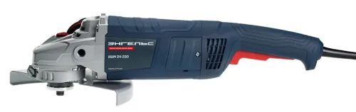 Шлифмашина угловая Энгельс УШМ 24-230 сетевая, посадочный диаметр 22.23мм, М14, диск 230мм, 230В, 6600об/мин, 2400Вт / болгарка