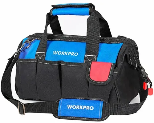 Сумка для инструментов WORKPRO WP281004, черная, 350×220×190мм