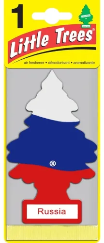 Ароматизатор Little Trees Ёлочка Russia подвесной U1P-19974-RUSS