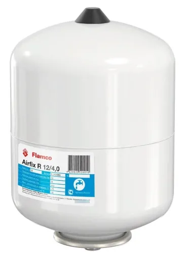 Расширительный бак Flamco / Фламко Airfix R для отопления, стальной, белый, 3/4дюйма, 12л / водоснабжение