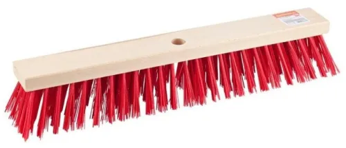 Щетка УП-400 уличная для уборки пола, без черенка, из дерева, бежевая, 400х65мм / хозяйственные товары