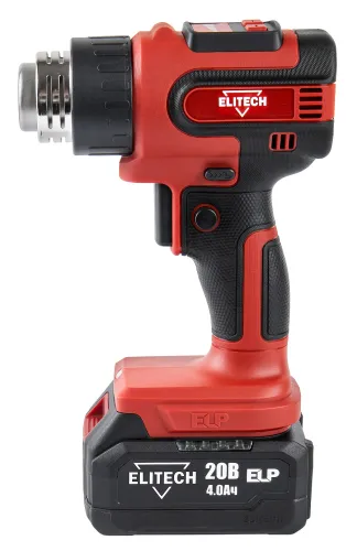 Строительный фен Elitech ТВА 20СЛ5 аккумуляторный, 100-550°С