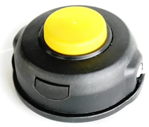 Головка триммерная Champion / Чемпион HT34 компактная, полуавтомат, черная, леска 2.0-2.7мм, крепление М8×1.25 правая / садовая техника