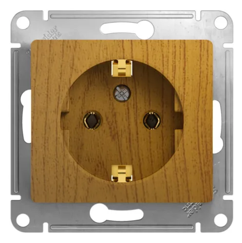 Розетка Schneider Electric GLOSSA GSL000543, 1-местная, 16А, IP20