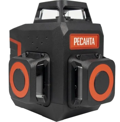 Лазерный уровень Ресанта ПЛ-3Х360ШС, 3 зеленых луча, 30м