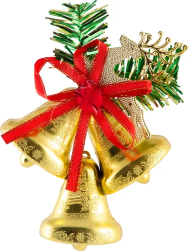 Украшение Волшебная страна Колокольчики новогоднее 13×10см