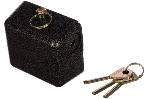 Замок навесной AVERS PD-15-80, дисковый, чугунный, 3 ключа