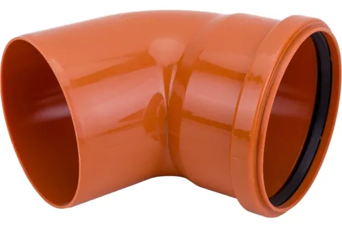 Отвод канализационный Lammin полипропиленовый оранжевый d110мм