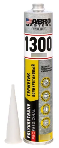 Герметик полиуретановый ABRO Masters 1300, серый, 300мл