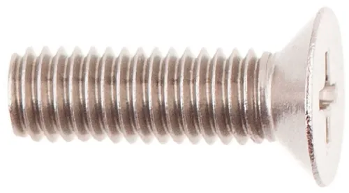 Винт Fixbox / Фиксбокс DIN 965 метрический оцинкованный, стальной, серый, 3×12мм, резьба М3, 10шт. / крепеж