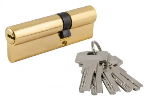Цилиндровый механизм Vanger EL-70-G ключ-ключ, золото