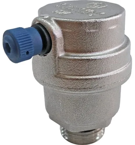 Воздухоотводчик Stout автоматический 1/2" латунь серый