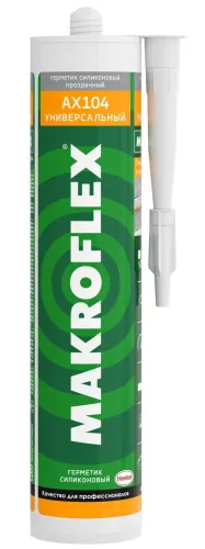 Герметик силиконовый Makroflex AX104 прозрачный, 290мл
