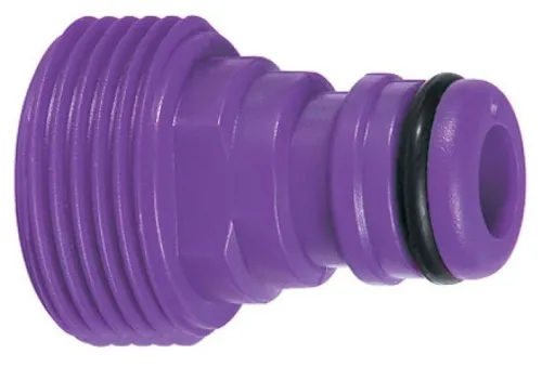 Адаптер для крана Palisad / Палисад с внешней резьбой, из пластика, 3/4 дюйм / дом и сад