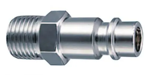 Переходник Fubag / Фубаг прямой рапид (штуцер) с наружной резьбой, из стали, 3/8M / оснастка инструмента