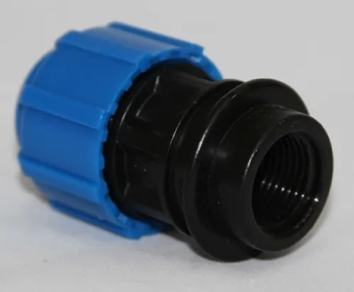 Муфта переходная ТПК-АКВА 1/2 дюйма, полипропилен, синяя