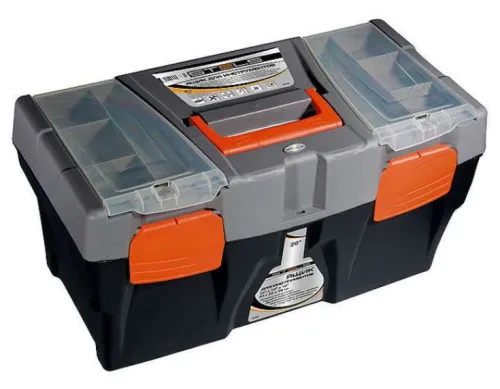 Ящик для инструментов STELS 90706, пластик, черный, 59х30х30см