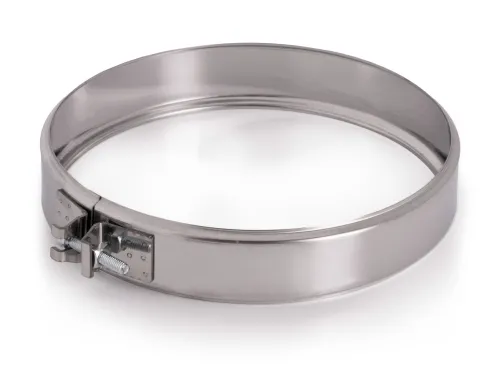 Хомут обжимной Сталь Мастер для дымохода, диаметр 120мм