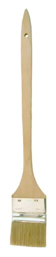 Кисть малярная 888 радиаторная с натуральной светлой щетиной, плоская, 50мм / малярные и отделочные инструменты