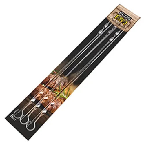 Набор шампуров ECOS ZDBQ-34 999641, стальные, 6шт