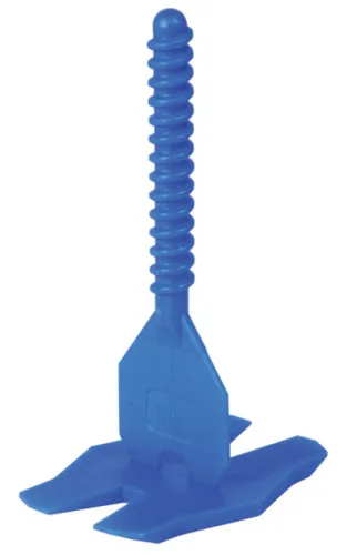 Зажим для плитки USP/УСП, 1мм, 40шт, синий, пластиковый